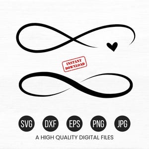 Infinity Symbol Svg, Infinity Love Svg, Infinity Cut File, Infinity Sign Png, Svg File for Cricut, Infinity Loop Svg, Png - Digital Download