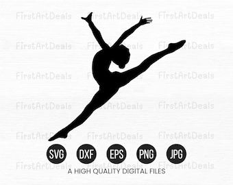 Dance Svg Files for Cricut, Dancer Clipart, Dance Mom Svg, Dancer Svg, Png, Eps - Instant Download