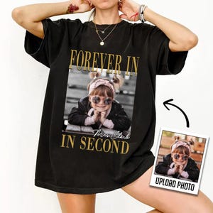 Camiseta personalizada &quot;Forever In Second&quot;, regalo personalizado para el regreso a clases.