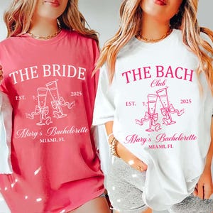 The Bach Club Bachelorette Shirts, Beach wedding shirt, Bachelorette shirts, Custom location name