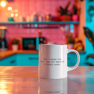 ADHD Humor Coffee Mug: Neurodivergent Gift for Mental Health Support image 4