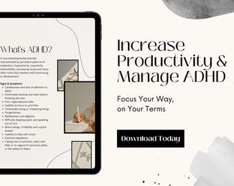 ADHD Productivity Guide: Boost Focus & Manage Time Effectively for Success, Organization and Results