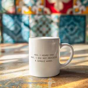 ADHD Humor Coffee Mug: Neurodivergent Gift for Mental Health Support image 7