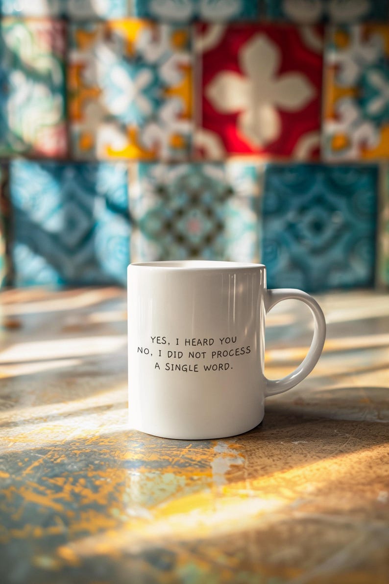 ADHD Humor Coffee Mug: Neurodivergent Gift for Mental Health Support image 7