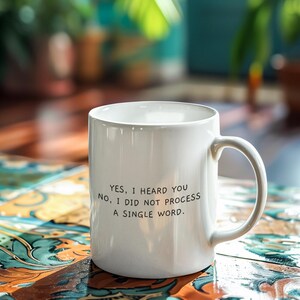 ADHD Humor Coffee Mug: Neurodivergent Gift for Mental Health Support image 3
