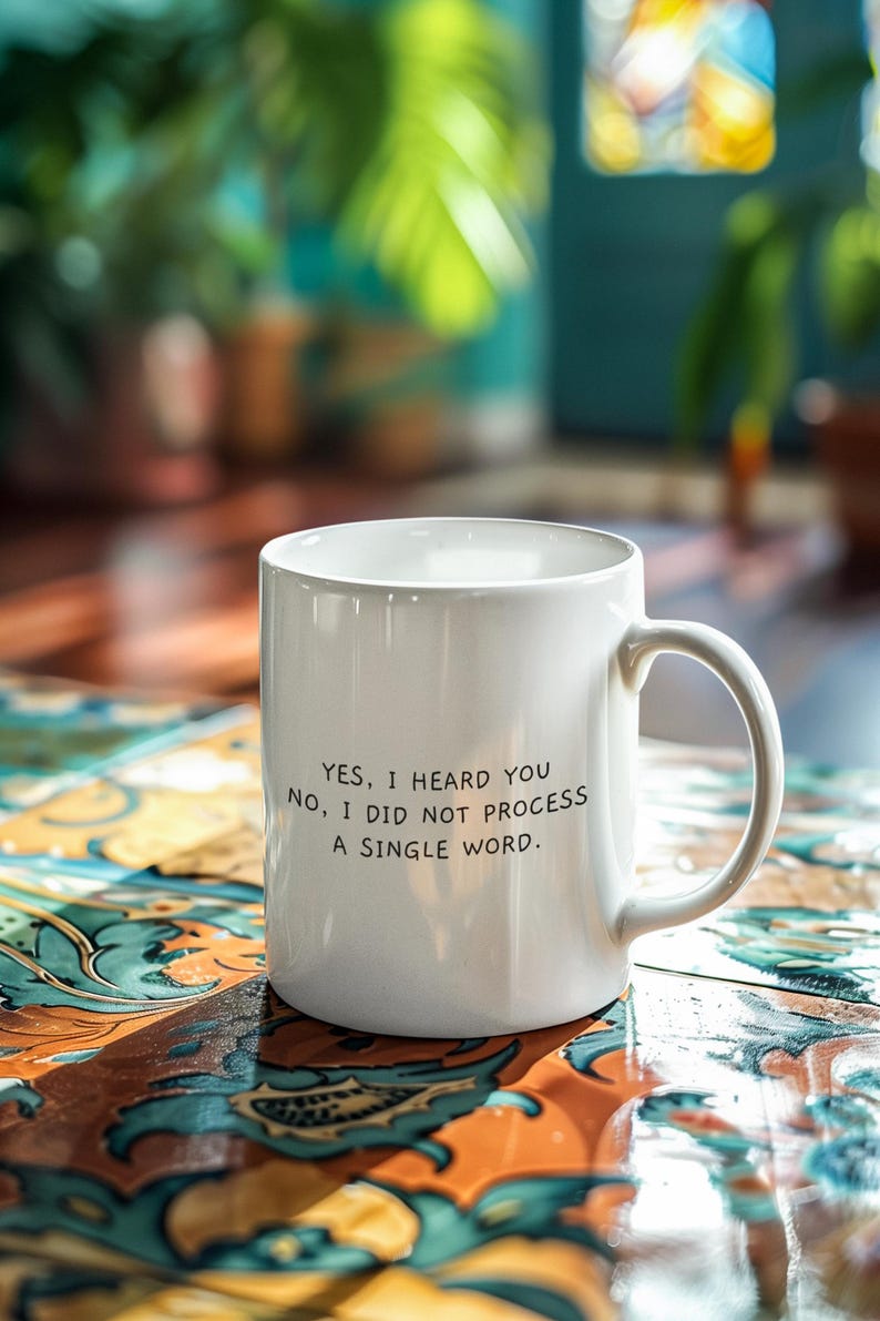 ADHD Humor Coffee Mug: Neurodivergent Gift for Mental Health Support image 3