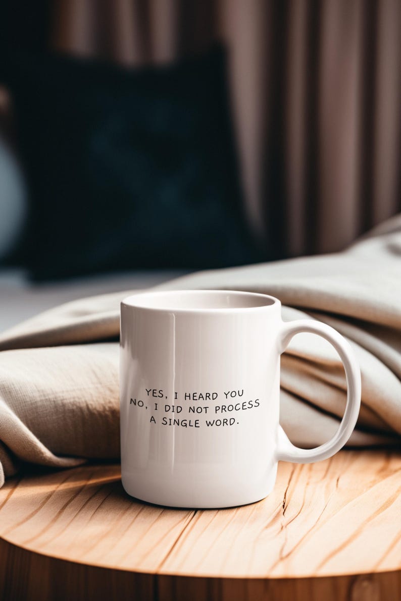 ADHD Humor Coffee Mug: Neurodivergent Gift for Mental Health Support image 5