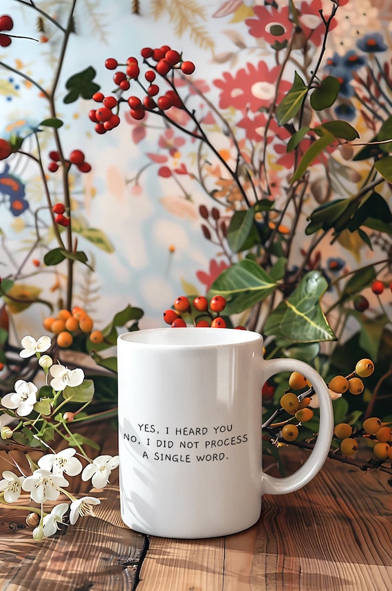 ADHD Humor Coffee Mug: Neurodivergent Gift for Mental Health Support