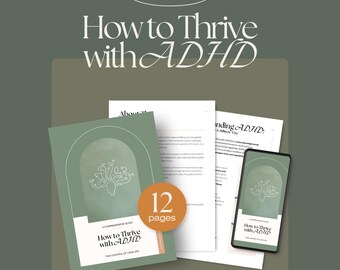 Guide Apprendre à prospérer avec le TDAH - Stratégies et conseils utiles pour gérer efficacement le TDAH