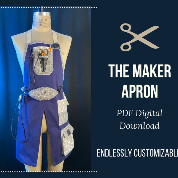 The Maker Apron Pattern *DIGITAL SEWING PATTERN*