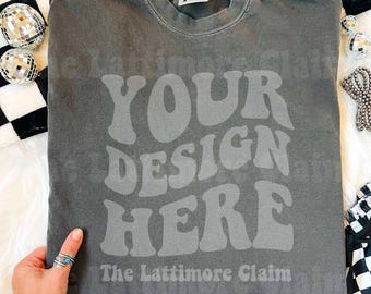 Comfort Colors 1717 Mockup | Comfort Colors 1717 Pepper Shirt Mockup | Digital Download Flat | Trendy Folded Shirt| Instant Download