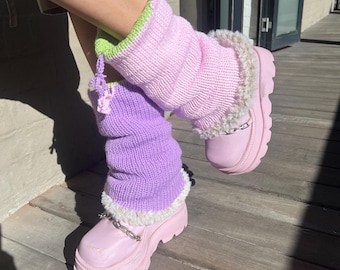 Calentadores de piernas reversibles