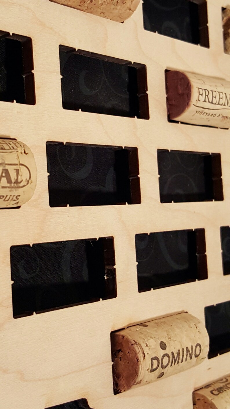 NEW Wine Bottle Shaped Wine Cork Map 2 Sizes Holds 20 Etsy