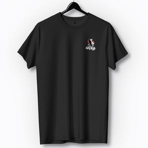 Offrid Streetwear T-shirt: Hoodad figurgrafiktröja bild 5