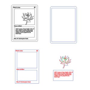 Black lotus Magic the gathering Black lotus svg pdf for laser cutting, glowforge, laser vector