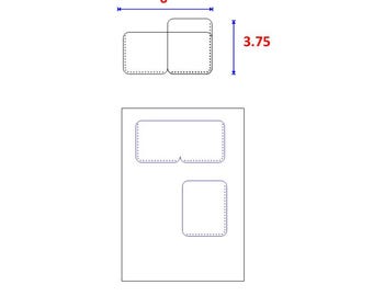 L3 - Leather Wallet Template  Card Holder Patterns (SVG, PDF)