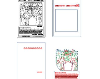 Obelisk The Tormentor YuGiOh Card vector svg pdf for laser cutting and engraving multilayer vector file best seller new file high detailed