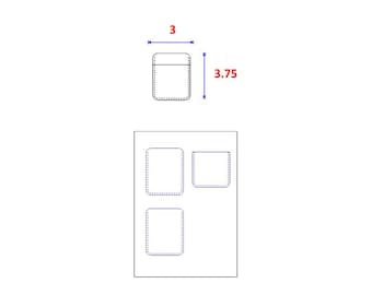 L7 - Leather Wallet Template  Card Holder Patterns (SVG, PDF)
