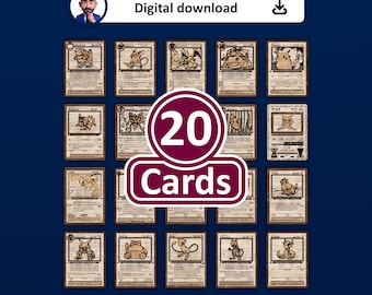 20 (1) First edition Pokemon card SVG vector bundle for laser cutting and engraving, SVG, PDF