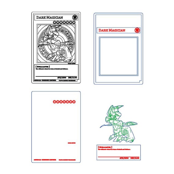 Dark Magician YuGiOh Card vector svg pdf for laser cutting and engraving multilayer vector file best seller new file high detailed Dark Magician YuGiOh Card vector svg pdf for laser cutting and engraving multilayer vector file best seller new file high detailed