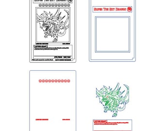 Slifer The Sky Dragon YuGiOh Card vector svg pdf for laser cutting and engraving multilayer vector file best seller new file high detailed