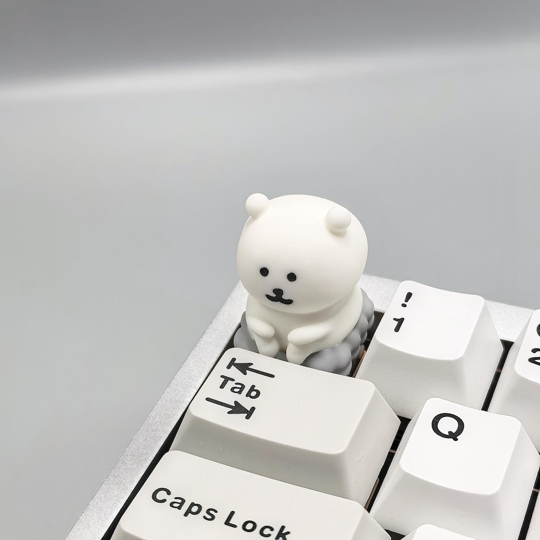 Chiikawa Artisan Keycap，handmade Cute Joke Bear Keycap，custom