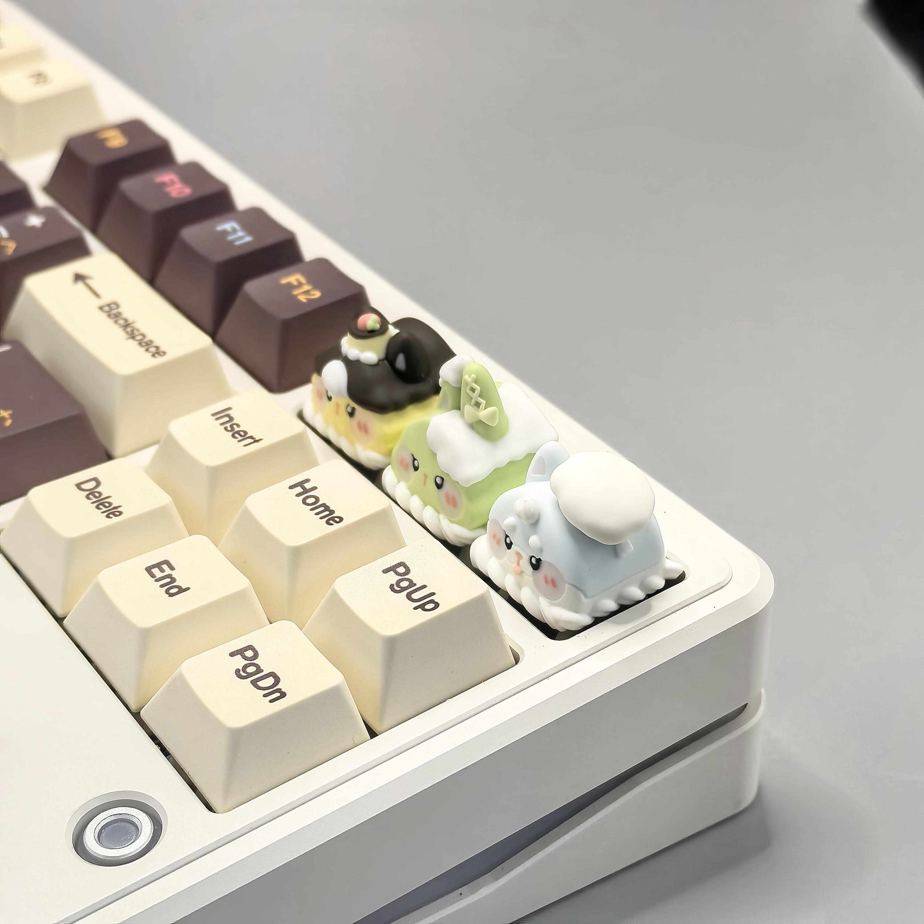 Dessert Rabbit Artisan Keycap Custom Resin Keycap Original Cute