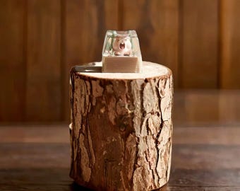 Bonita tecla artesanal de marmota, tecla de resina transparente personalizada, tecla de anime kawaii para niña, tecla ESC de perfil SA para teclado mecánico, regalo