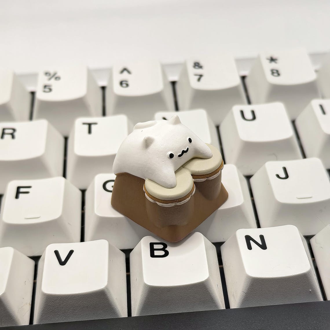 Bongo Cat Artisan Keycap，cute Kitten Keycap，custom Resin Keycap ...