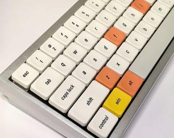 Juego de teclas de perfil bajo originales, teclas de teclado minimalistas personalizadas PBT, teclas originales para teclado mecánico Cherry MX 61/65/68/75/84/98/104
