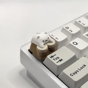 キーボード Artisan keycap - Bongo Prickly Pear. Bongo Cat Keycap