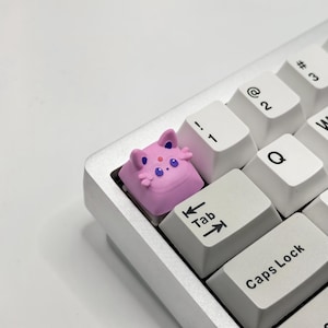 Espeon Artisan Keycap, Anpassad Resin Keycap, Point Keycap, Handgjord Söt Anime Keycap För Mekaniskt Tangentbord, Cherry MX, Gåva