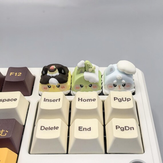 Dessert Rabbit Artisan Keycap Custom Resin Keycap Original Cute
