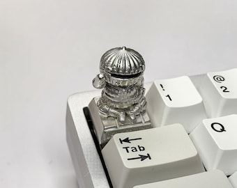 Davos Seaworth Artisan Keycap，Custom Metal Keycap，Dark Soul Keycap，Gaming KeyCap for Mechanical Keyboard Accessories，Cherry MX，Gift