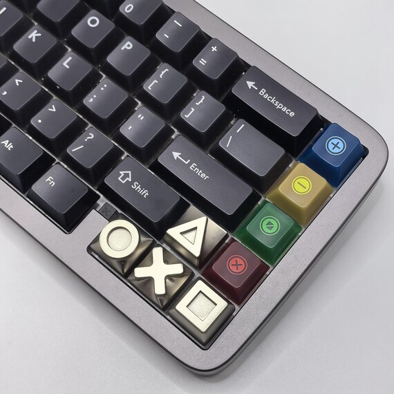Game Console Artisan Keycap，custom Metal Personalized Arrow Keys
