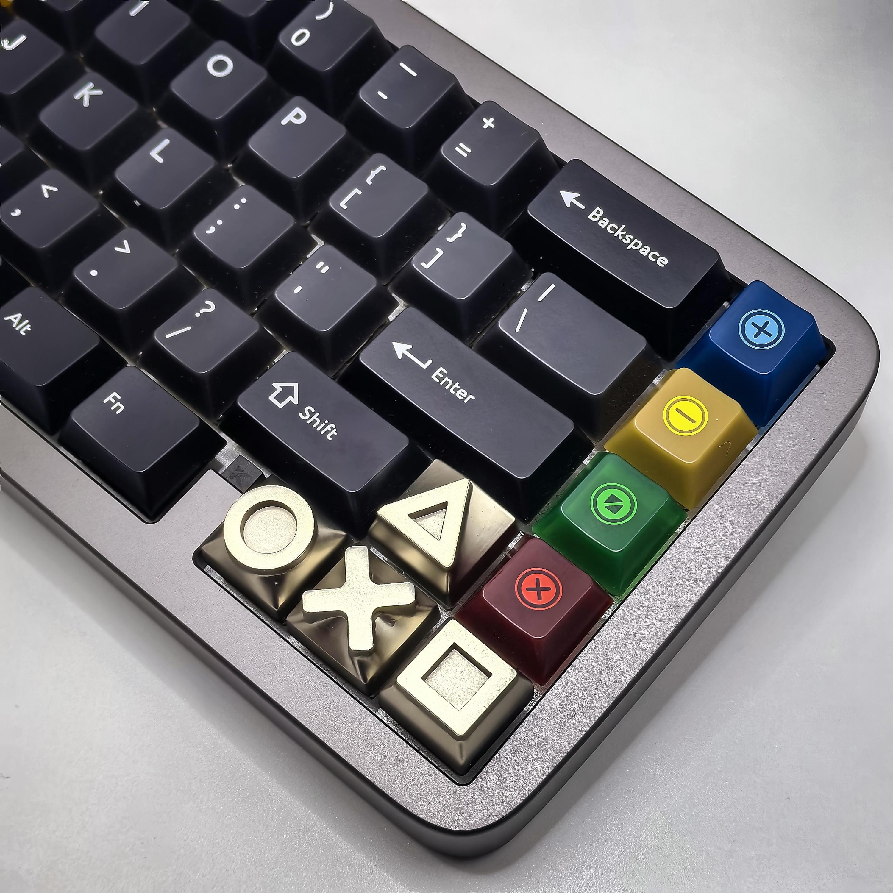 Game Console Artisan Keycap，custom Metal Personalized Arrow Keys