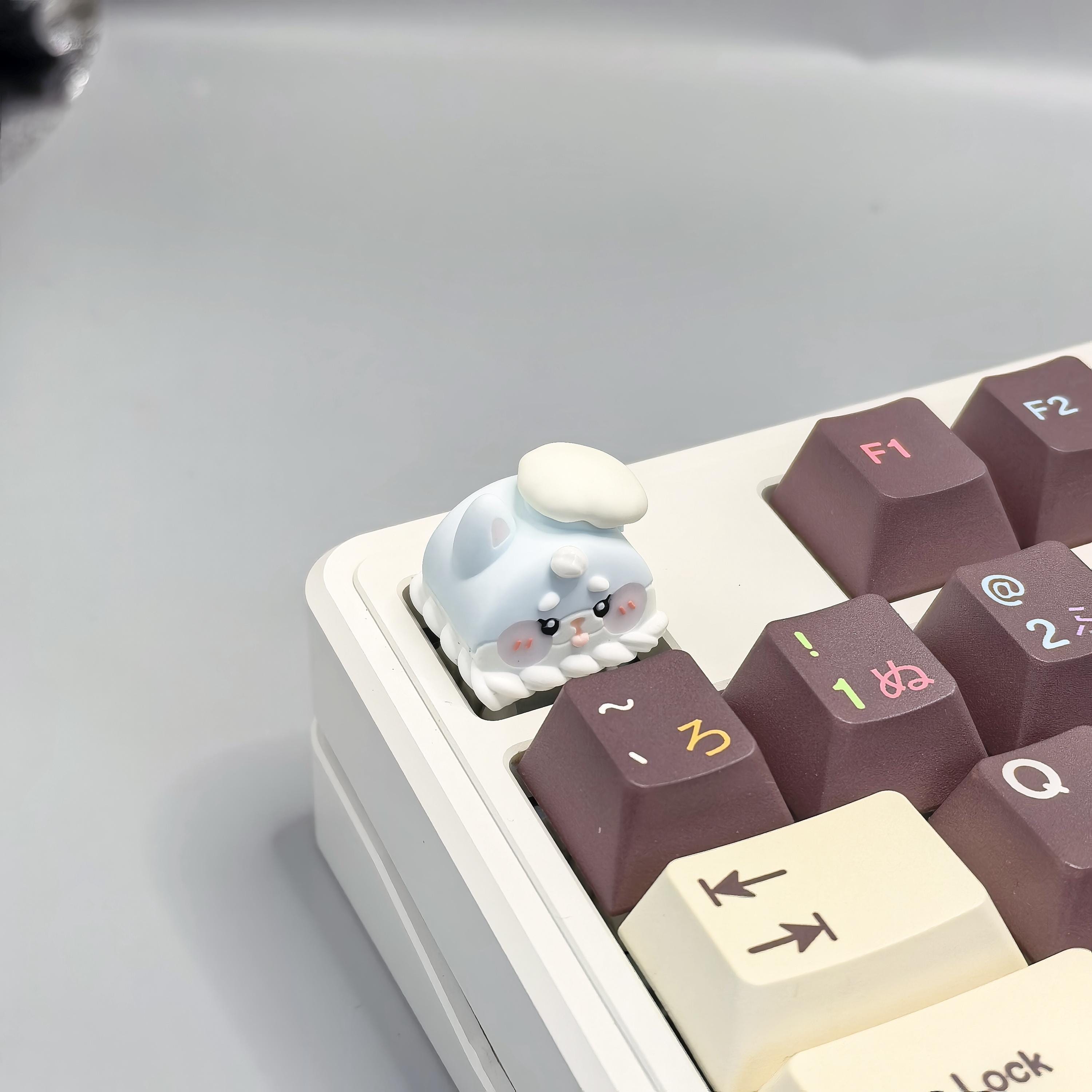 Dessert Rabbit Artisan Keycap Custom Resin Keycap Original Cute