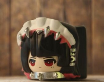 Tecla artesanal de Ellen Joe, tecla de resina personalizada, linda tecla de anime, tecla ESC para teclado mecánico, Cherry MX, regalo, periférico para juegos