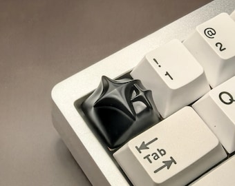 Black Star Artisan Keycap，Space Theme keycap，Original Custom Novelty Metal Keycap，Collector Keycap For Mechanical Keyboard，Cherry MX，Gift