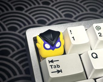 Wingman Artisan Keycap,Custom Resin Keycap,Valorant Geeko Keyboard Cap,Cute Gaming Keycap For Mechanical Keyboard，Gamer Gift