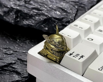 Tecla artesanal de Helmet of The Malenia, tecla de resina personalizada, tecla para juegos, teclas personalizadas, tecla para teclado mecánico, regalo