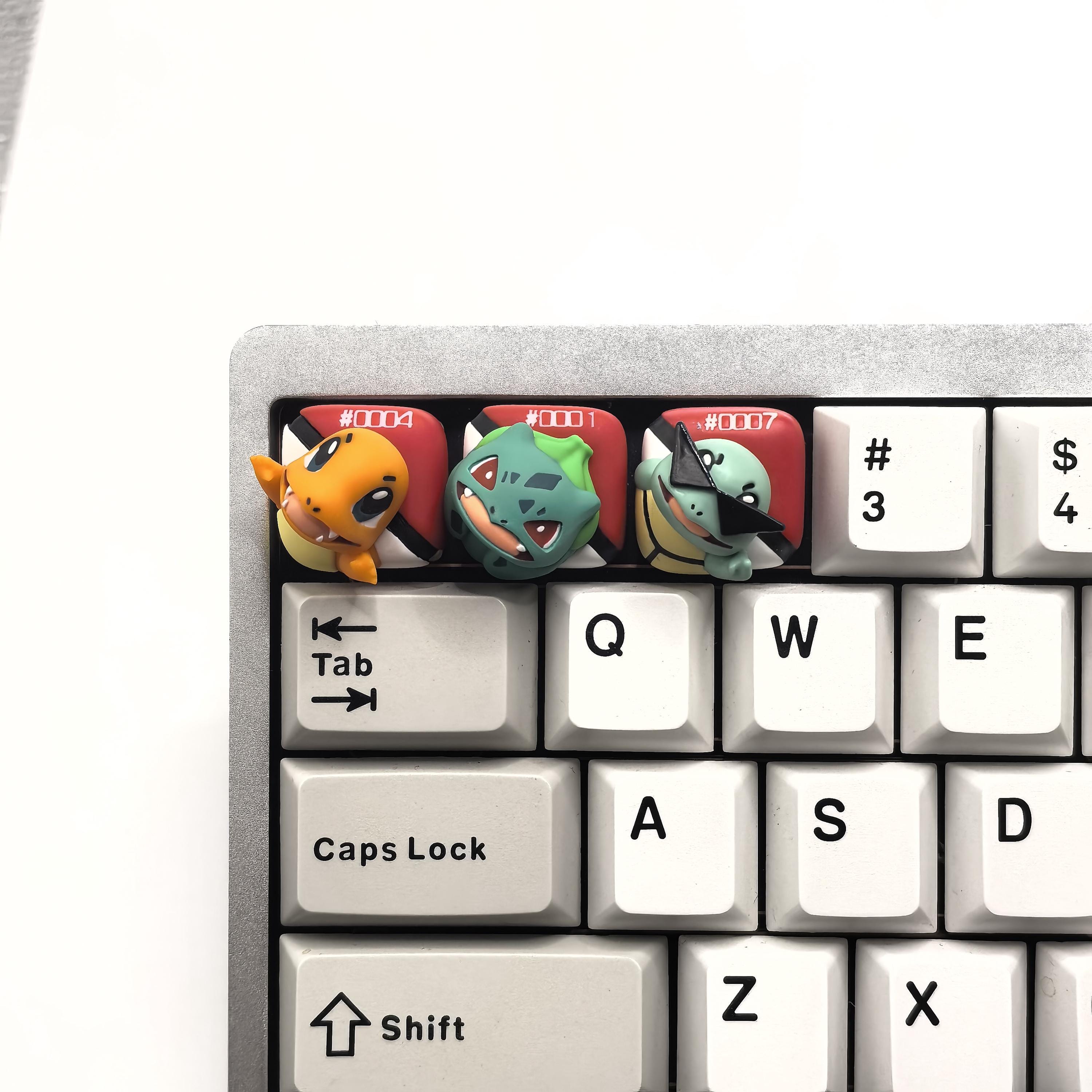 Starter Trio Collection Artisan Keycap, Cute Anime Resin Keycap