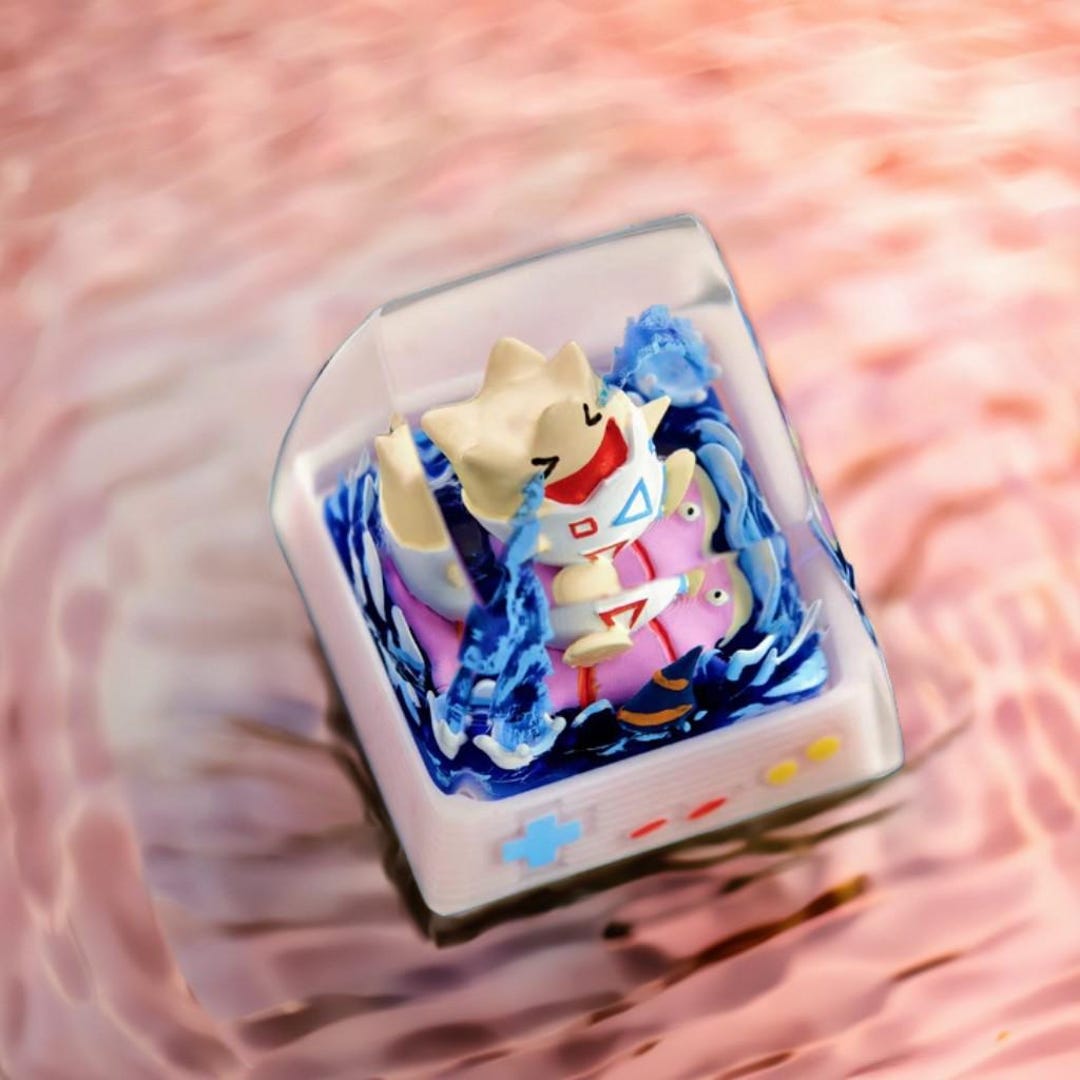 Anime Artisan Keycap,custom Cartoon Keycap,cute P0kby Keyboard Cap ...