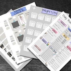 GLP-1 Tracking Pages | HP Classic and Full Size  |  Printable or Digital  |  Zepbound, Wegovy, Semaglutide, Ozempic, Peptide, Mounjaro, etc