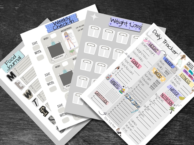 GLP-1 Tracking Pages | HP Classic and Full Size  |  Printable or Digital  |  Zepbound, Wegovy, Semaglutide, Ozempic, Peptide, Mounjaro, etc