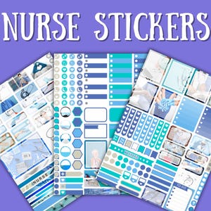 Nurse Planner Stickers: Cricut Ready, Transparent PNG (Digital Download
