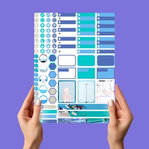 Nurse Planner Stickers: Cricut Ready, Transparent PNG (Digital Download