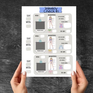 GLP-1 Tracking Pages | HP Classic and Full Size  |  Printable or Digital  |  Zepbound, Wegovy, Semaglutide, Ozempic, Peptide, Mounjaro, etc