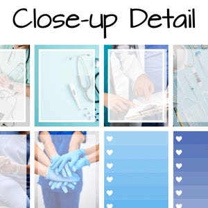 Nurse Planner Stickers: Cricut Ready, Transparent PNG (Digital Download