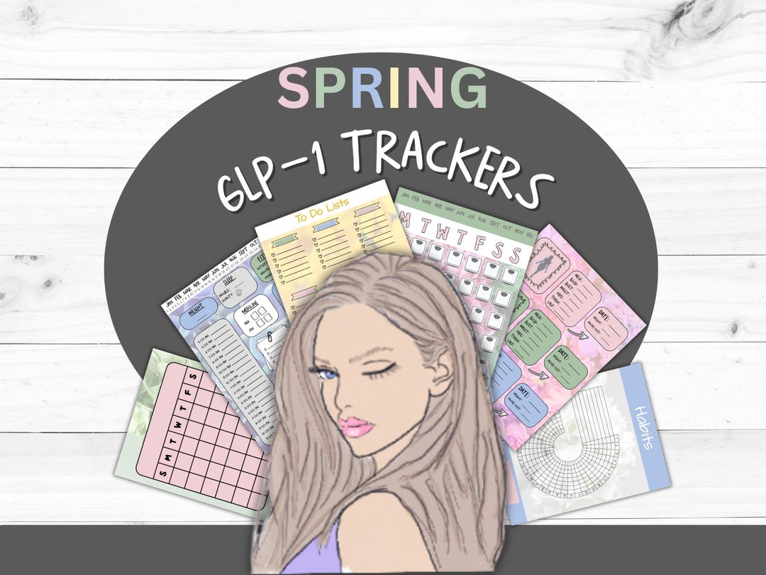 Spring Can Tracker GLP-1 Spring Weight Loss Tracker Bundle: Printable | Daily, Weekly ...
